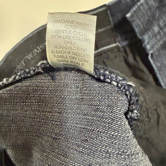 Christopher Banks Slimming Jeans Size 10 Short Comfort Waist Denim Dark Wash - Picture 12 of 15